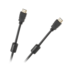 Laidas HDMI - HDMI v2.0 (K-K) 2m su filtru 4K (60Hz) gold Cabletech